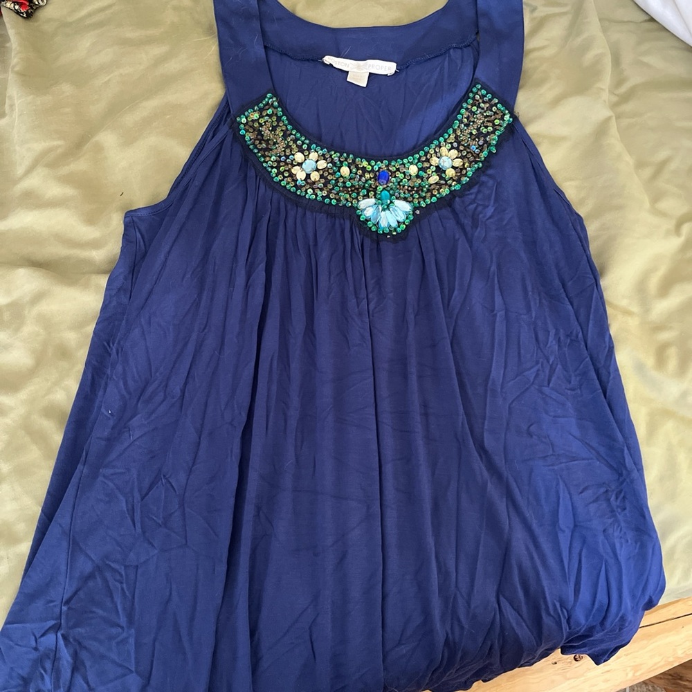 Navy blue tank